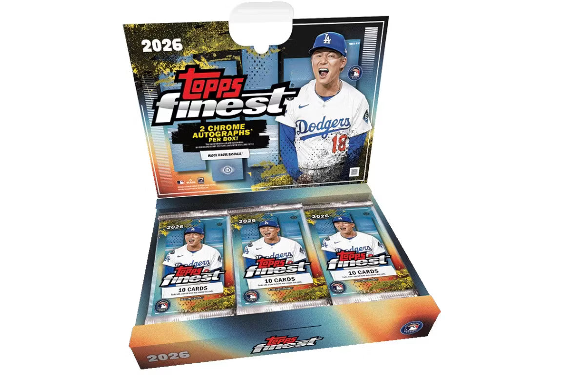 MLB Topps 2026 Finest Baseball Trading Card HOBBY Box [6 Packs]
