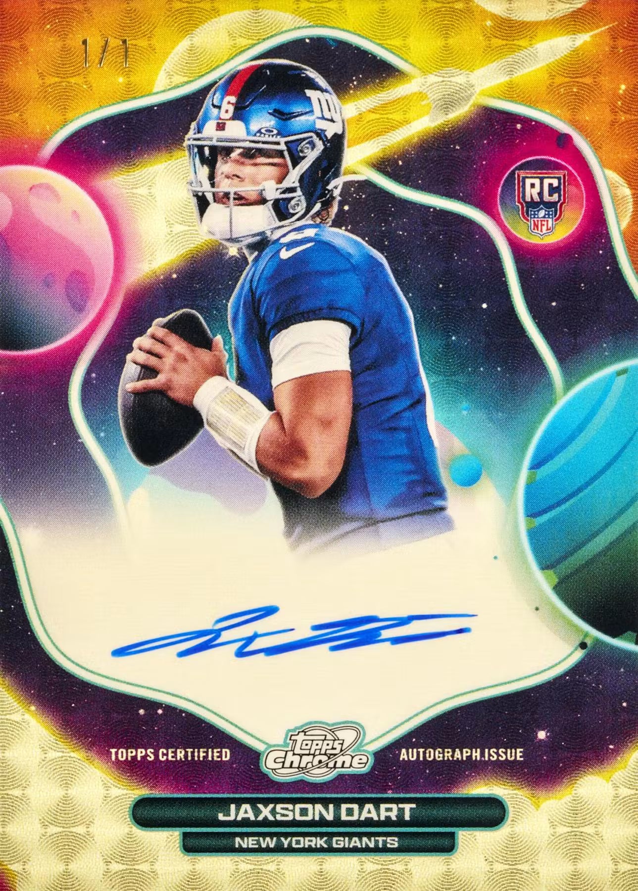 2025 Topps Cosmic Chrome Football Hobby Box