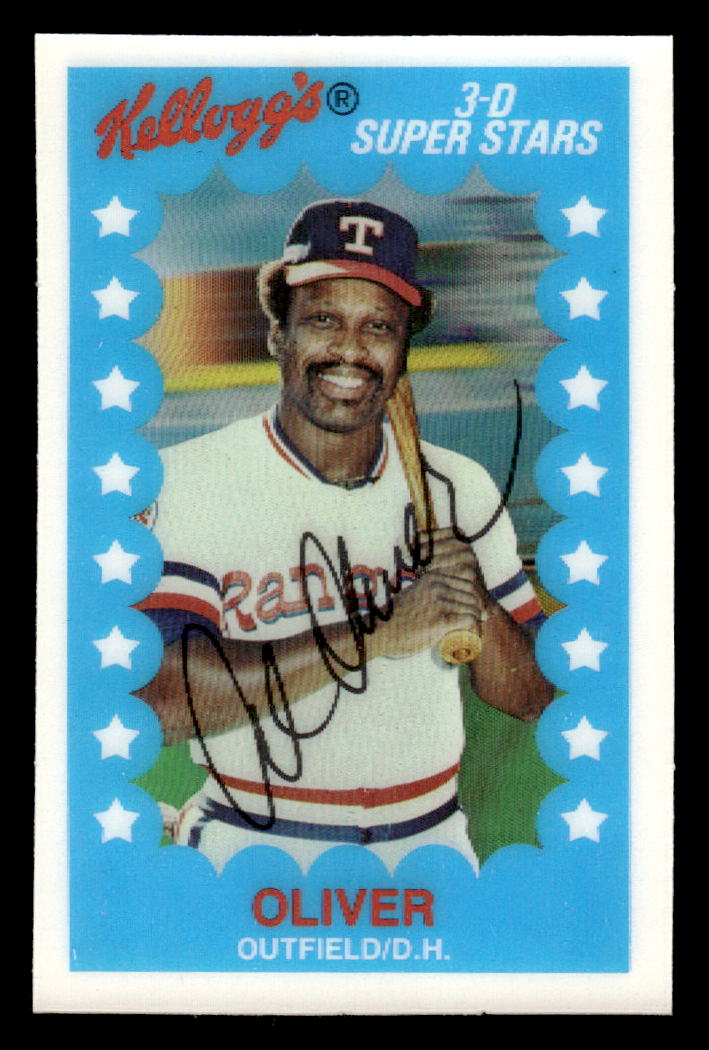 1982 Kellogg's 3-D Super Stars #61 Al Oliver