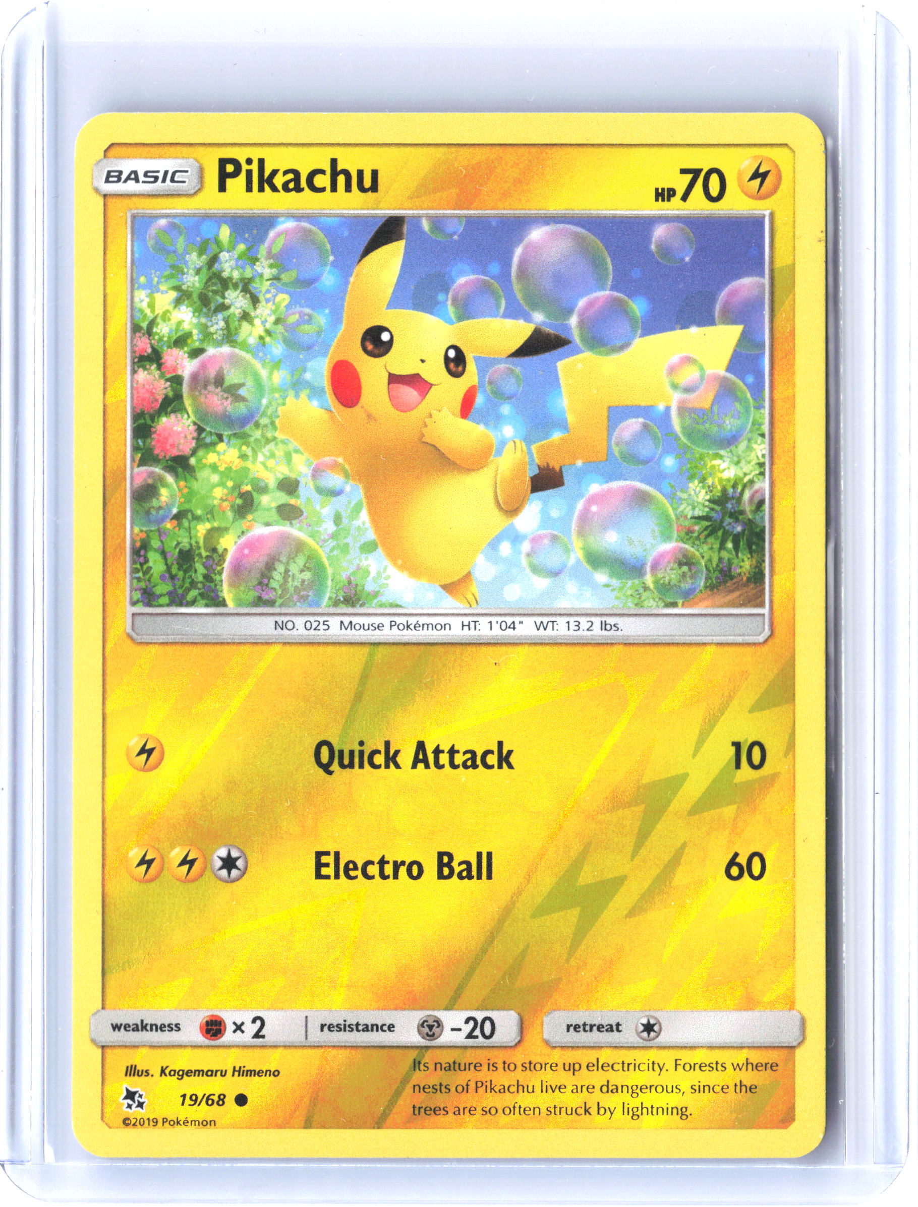 Hidden Fates #19/68 Pikachu