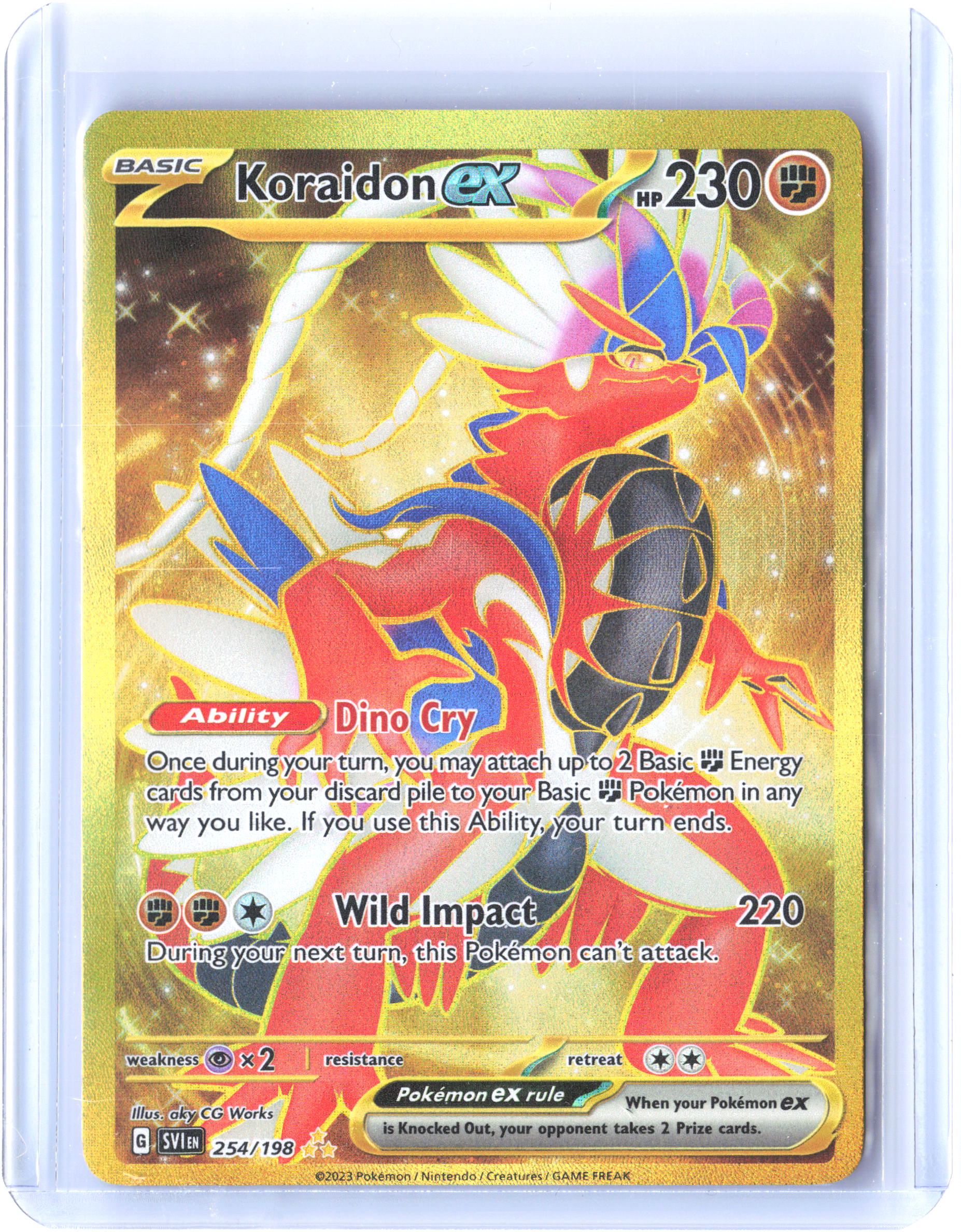 SV01: Scarlet & Violet Base Set #254/198 Koraidon ex