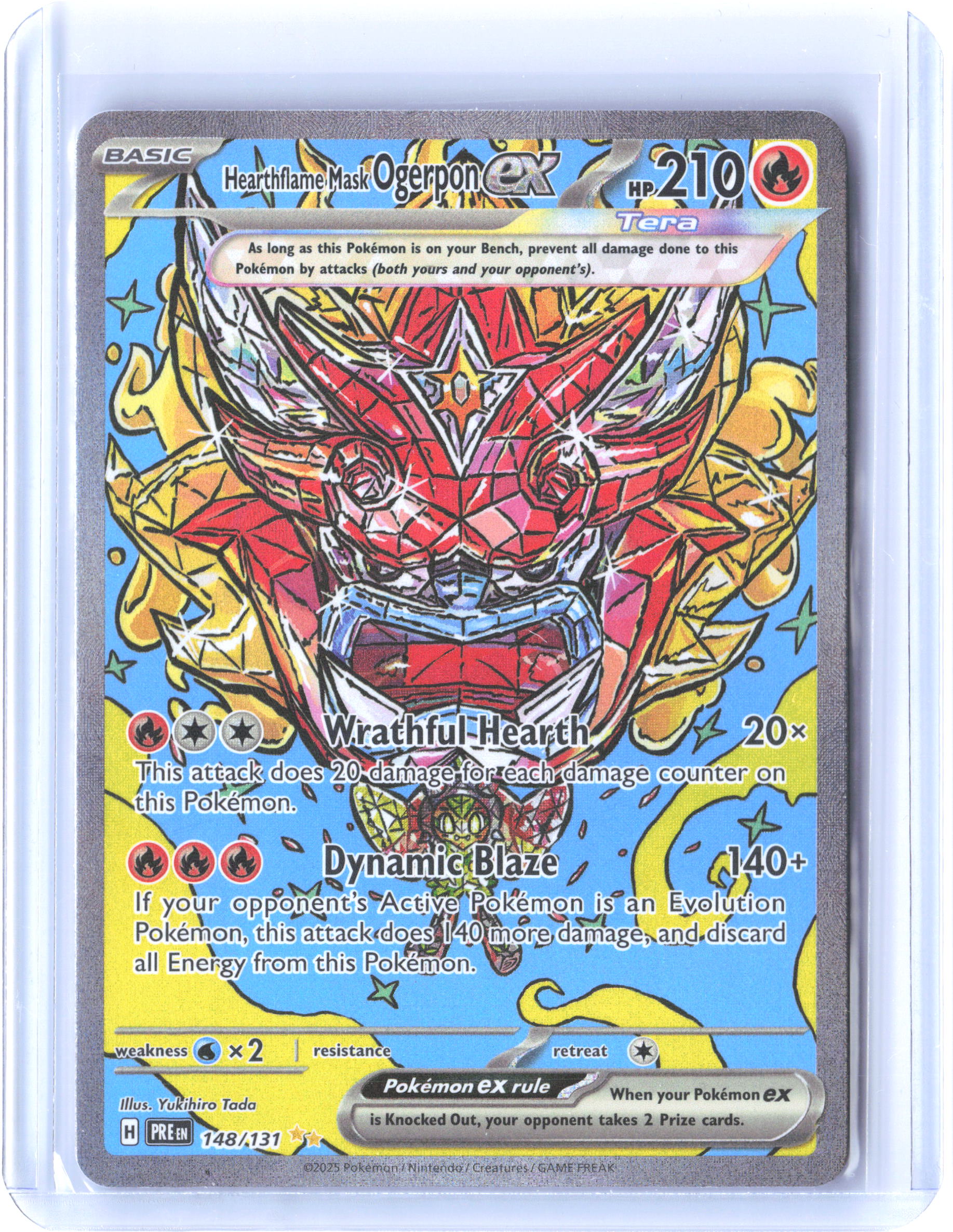 SV: Prismatic Evolutions #148/131 Hearthflame Mask Ogerpon ex