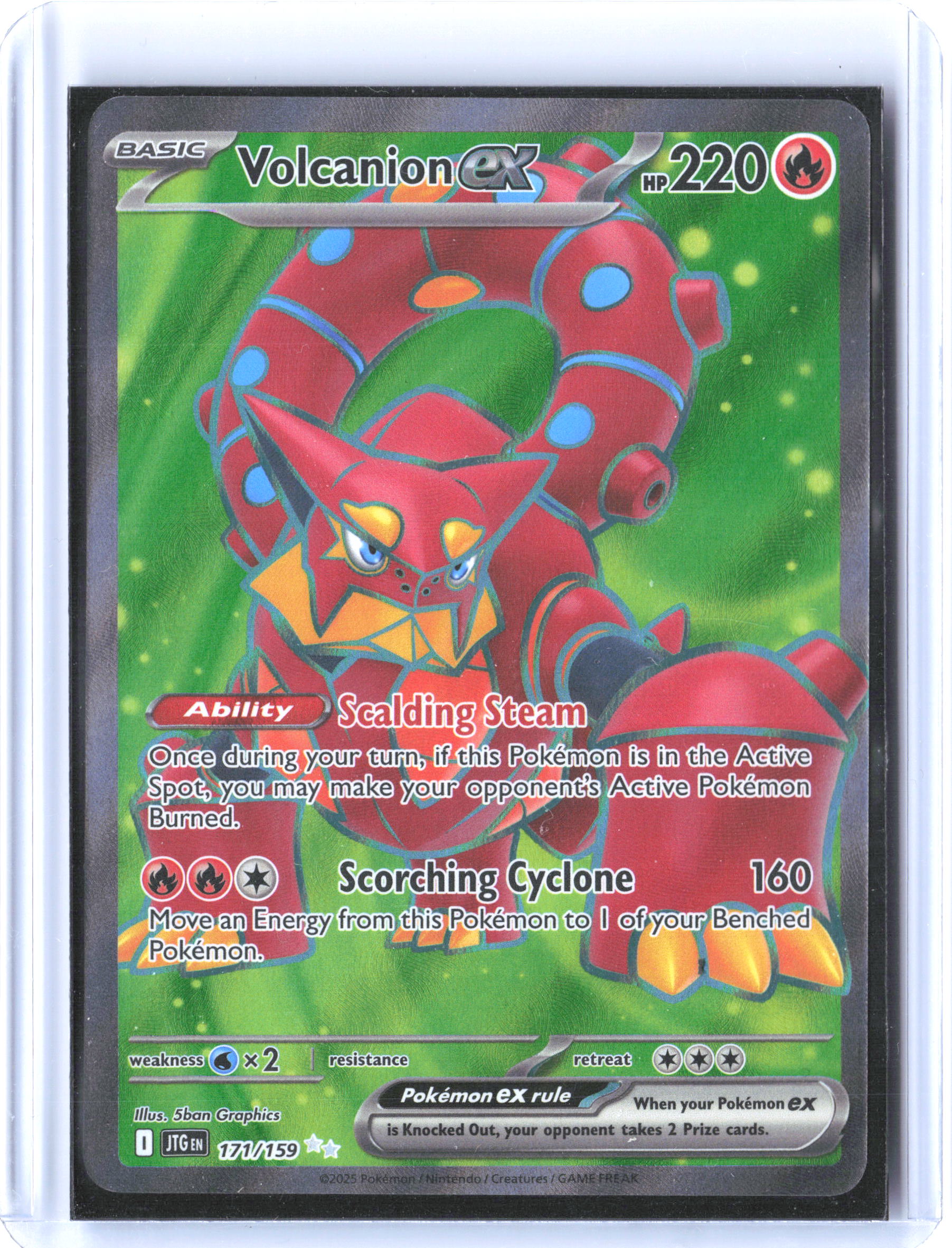 SV09: Journey Together #171/159 Volcanion ex