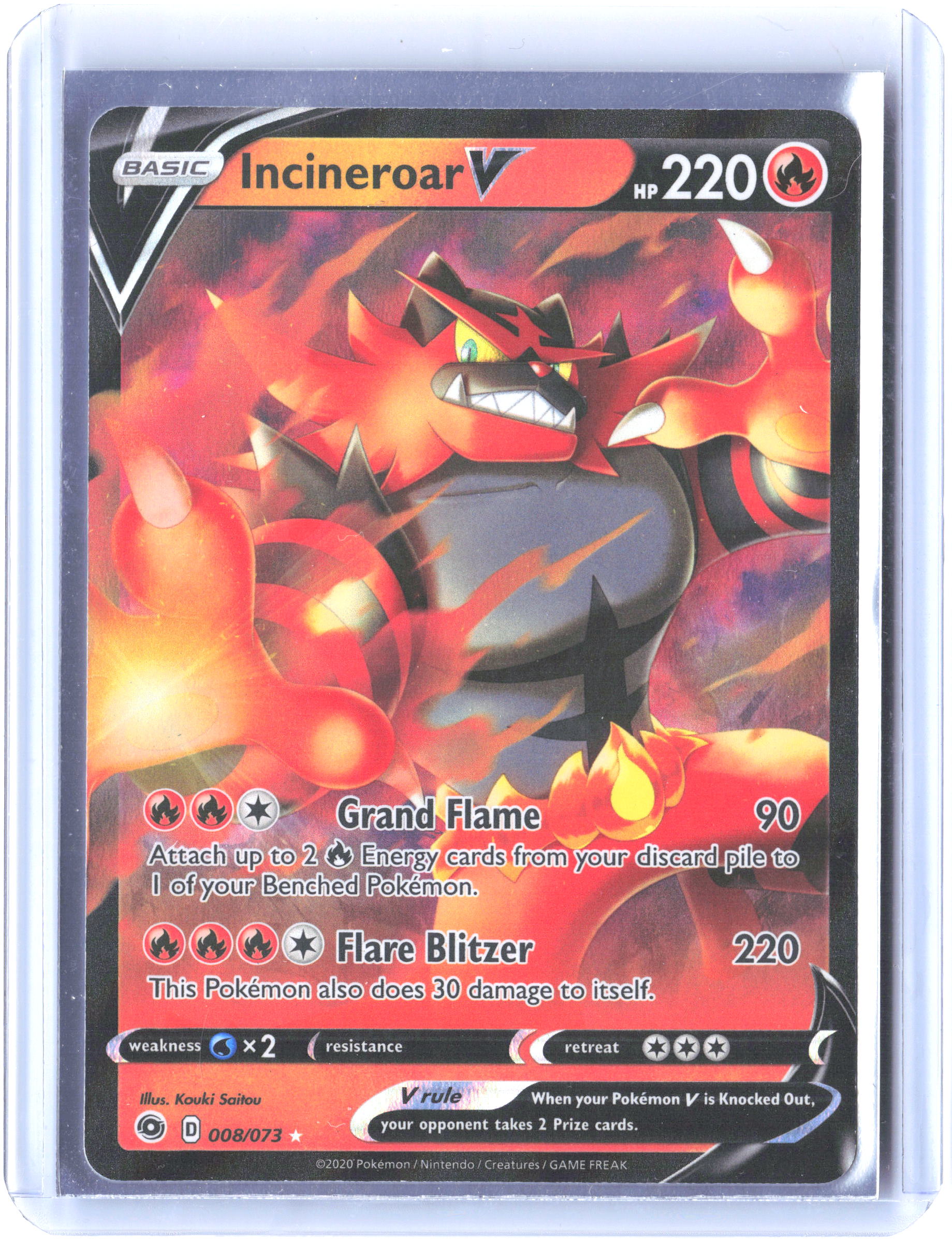 Champion's Path #08/73 Incineroar V