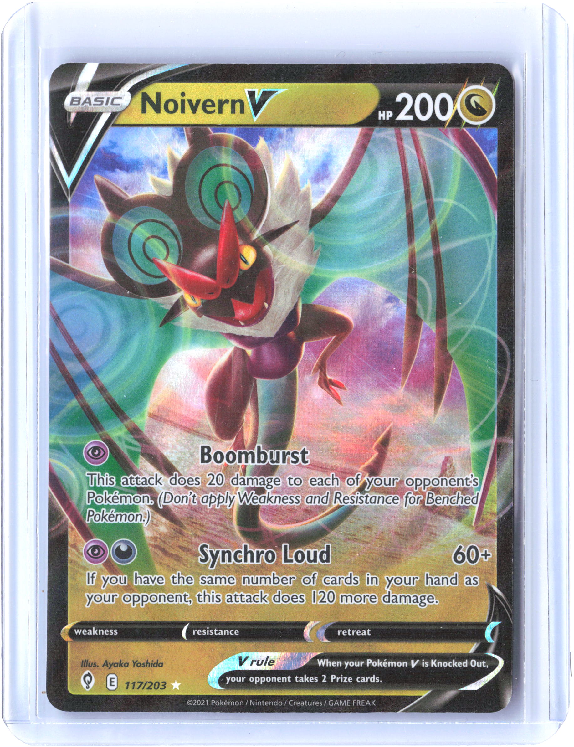 SWSH07: Evolving Skies #117/203 Noivern V