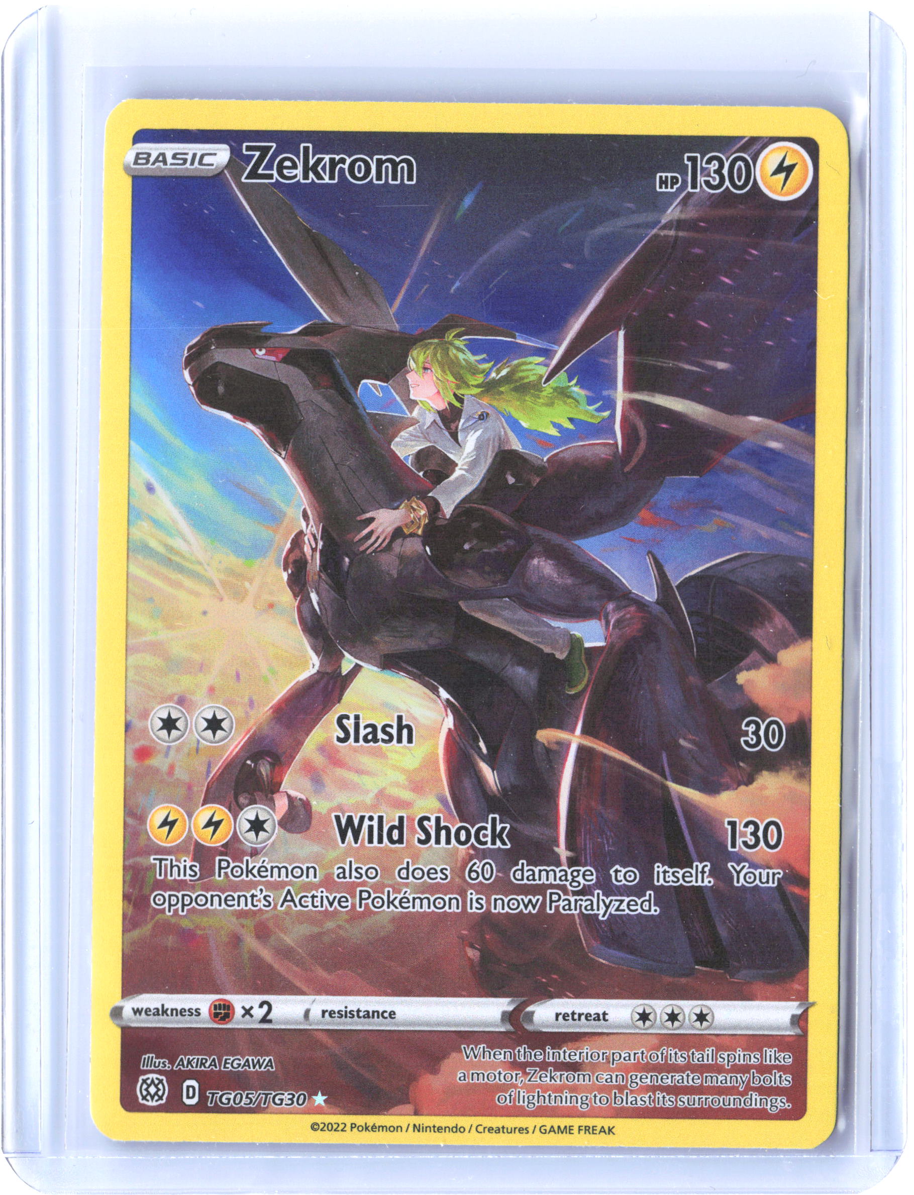 SWSH09: Brilliant Stars Trainer Gallery #TG05/TG30 Zekrom