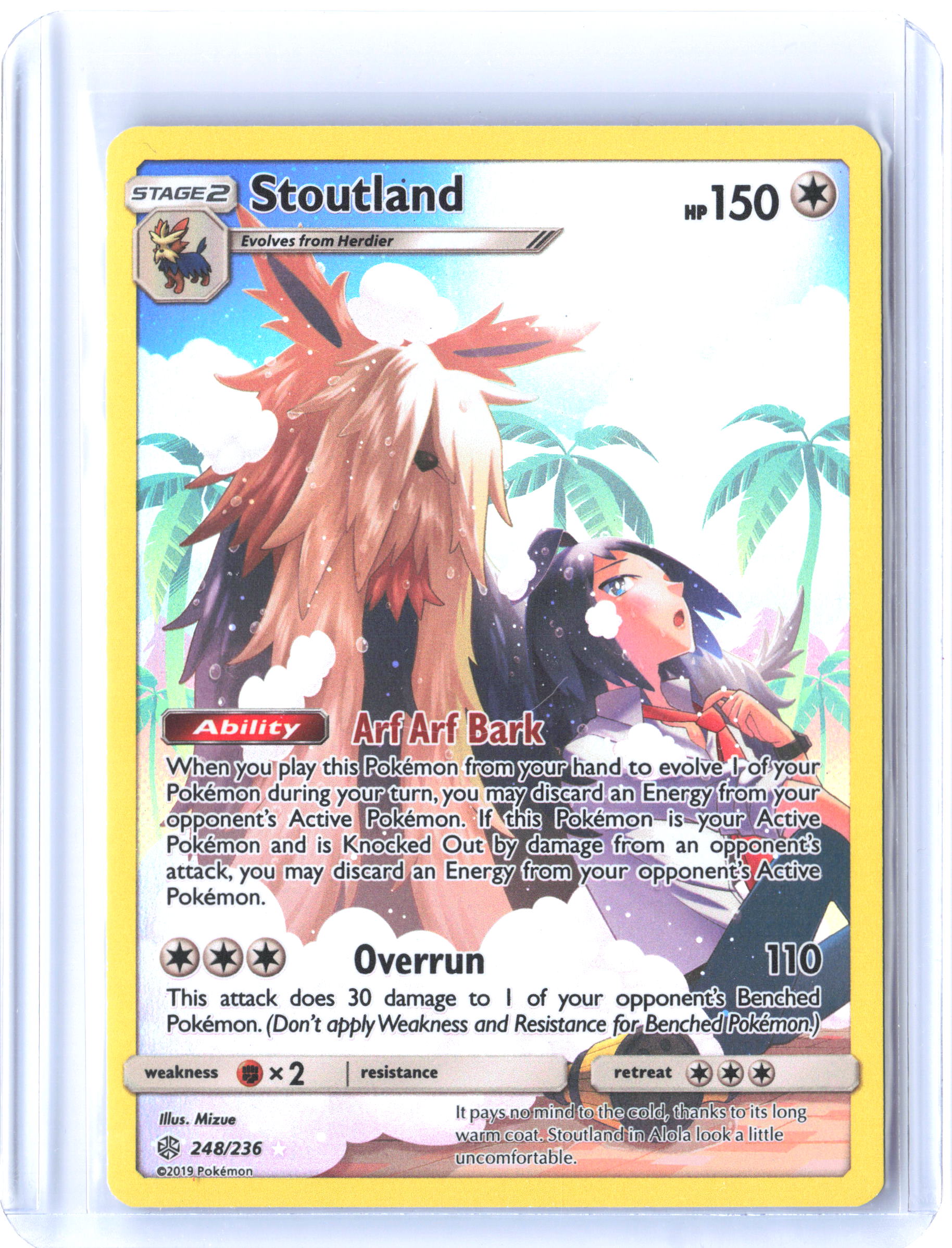 SM - Cosmic Eclipse #248/236 Stoutland (Secret)