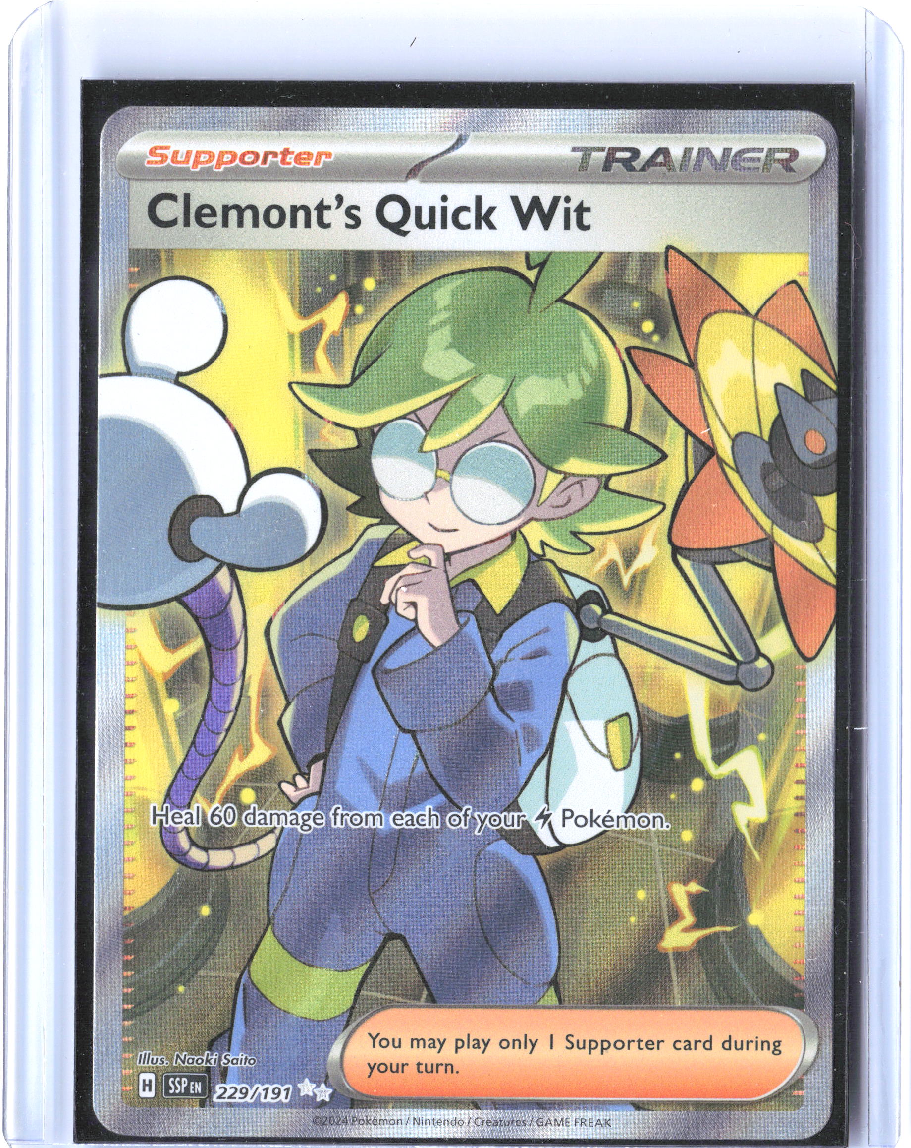 SV08: Surging Sparks #229/191 Clemont's Quick Wit
