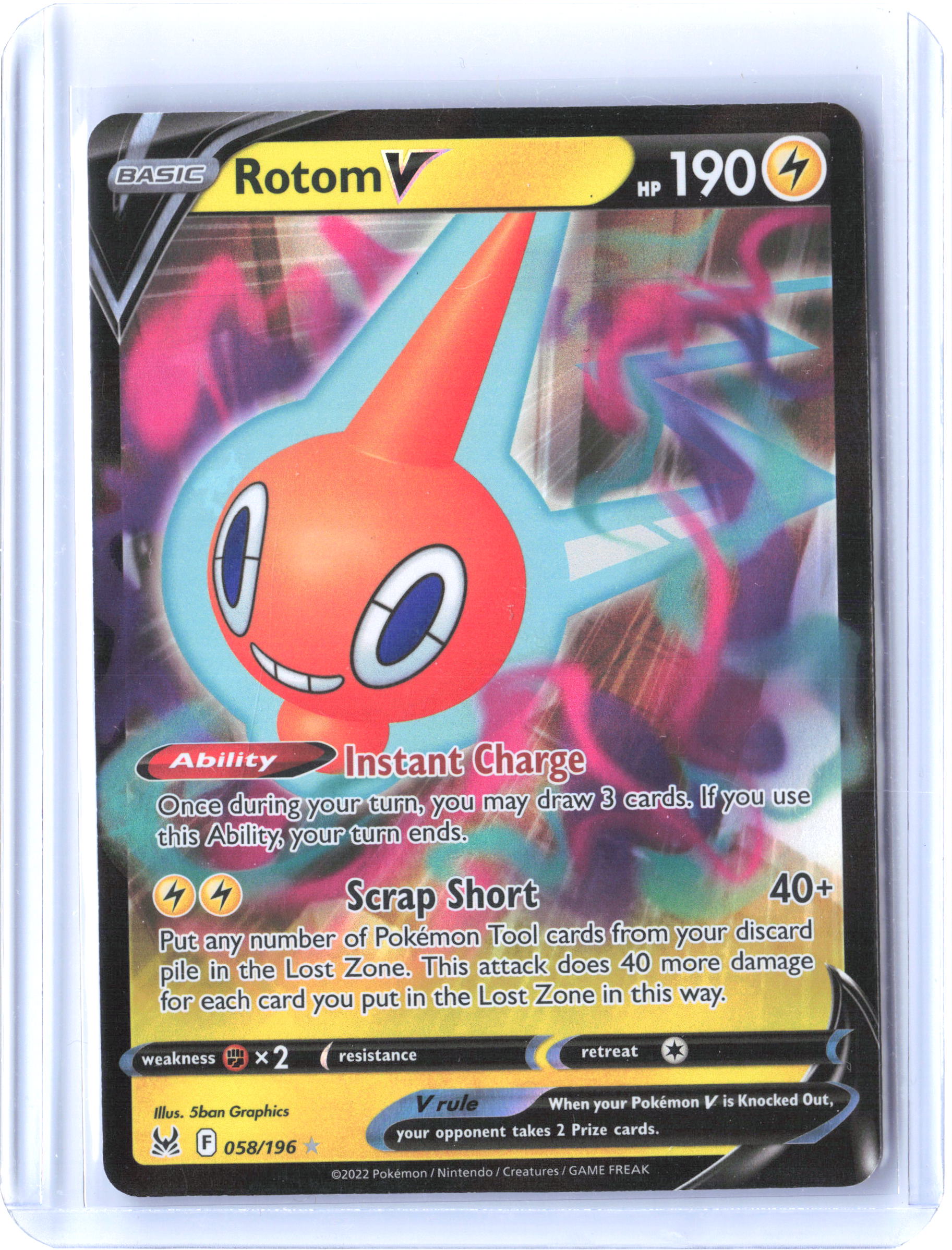 SWSH11: Lost Origin #058/196 Rotom V