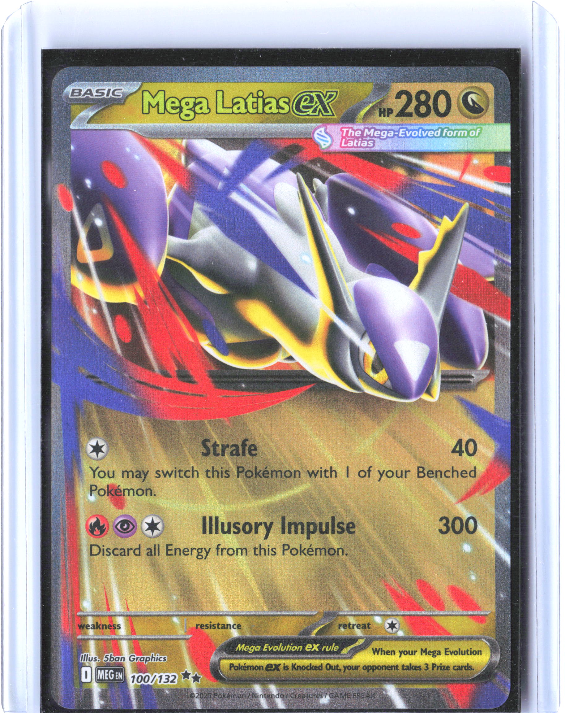 Prize Pack Series Cards #100/132 Mega Latias ex