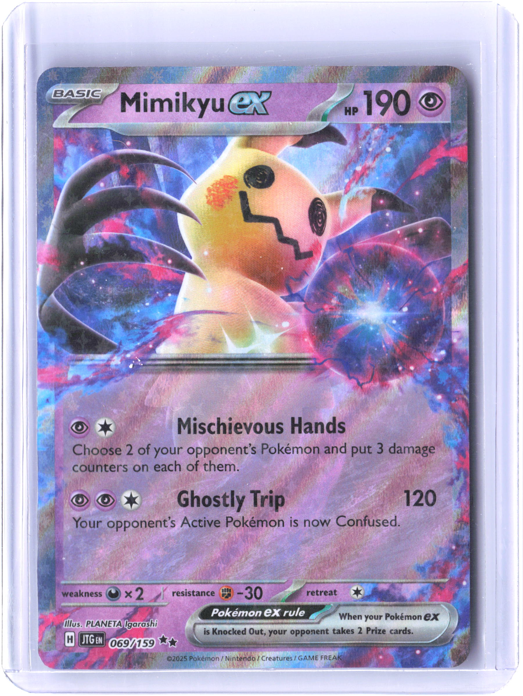 SV09: Journey Together #069/159 Mimikyu ex