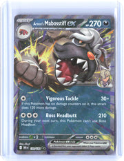 SV10: Destined Rivals #139/182 Arven's Mabosstiff ex