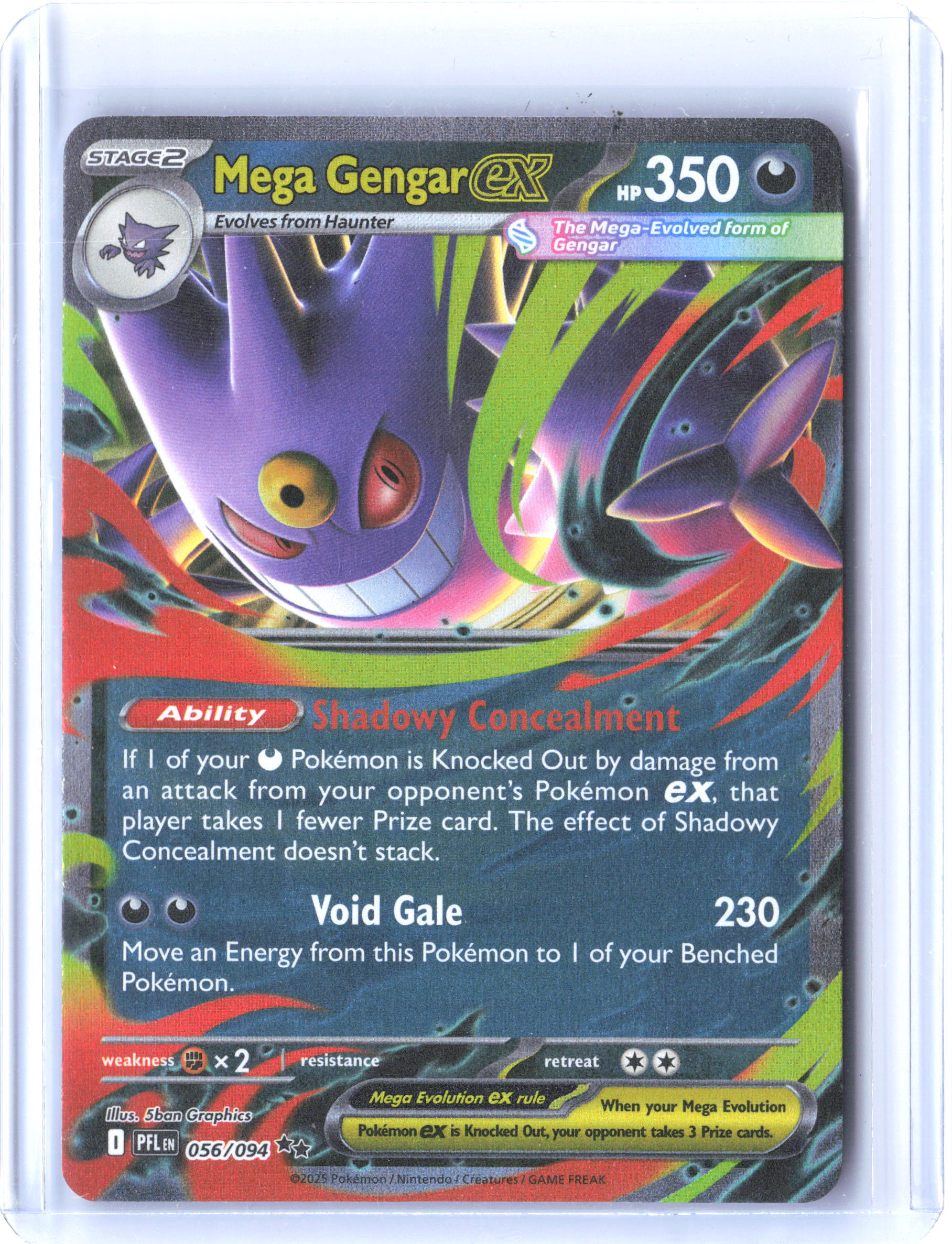 ME02: Phantasmal Flames #056/094 Mega Gengar ex