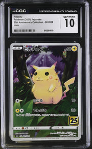 2021 25th Anniversary Collection #001/028 Pikachu CGC 10