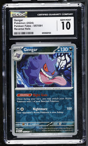 2024 Paldean Fates #057/091 Gengar CGC 10