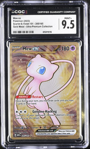 2023 Scarlet & Violet 151 #205/165 Mew ex CGC 9.5