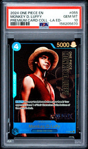 2024 One Piece Premium Card Collection  #055 Monkey D. Luffy PSA 10