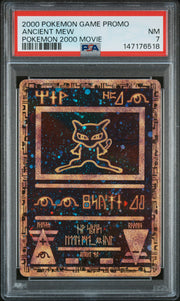 2000 Pokemon Game Movie Ancient Mew Pokemon 2000 Movie PSA 7