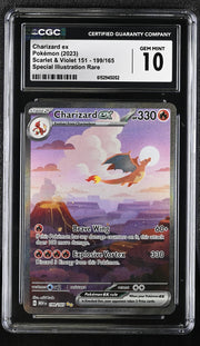 2023 Scarlet & Violet 151 #199/165 Charizard ex CGC 10