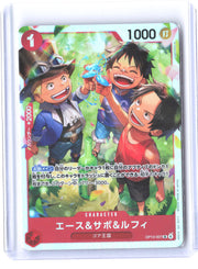 Carrying On His Will #OP13-007 Ace & Sabo & Luffy Japanese