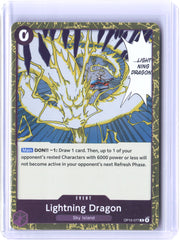 Adventure on Kami's Island #OP15-077 Lightning Dragon Japanese