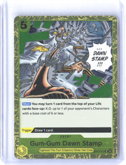 Carrying On His Will #OP13-117 Gum-Gum Dawn Stamp