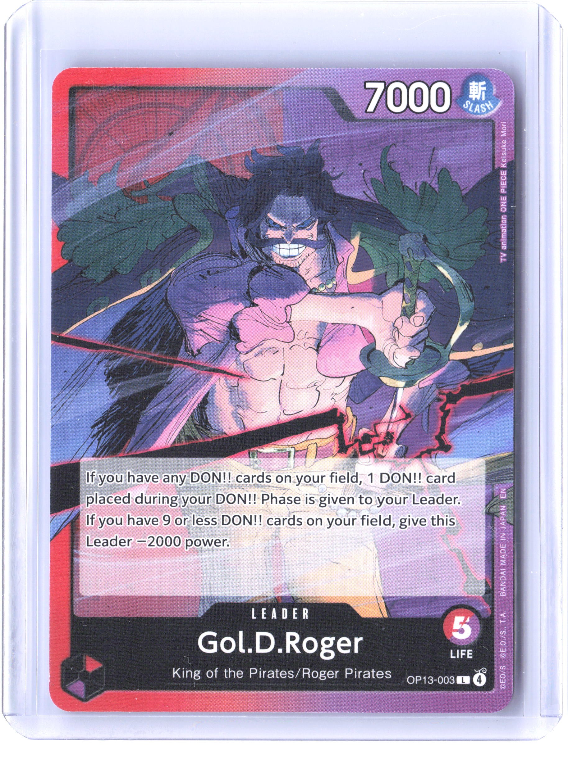 Carrying On His Will #OP13-003 Gol.D.Roger (003)