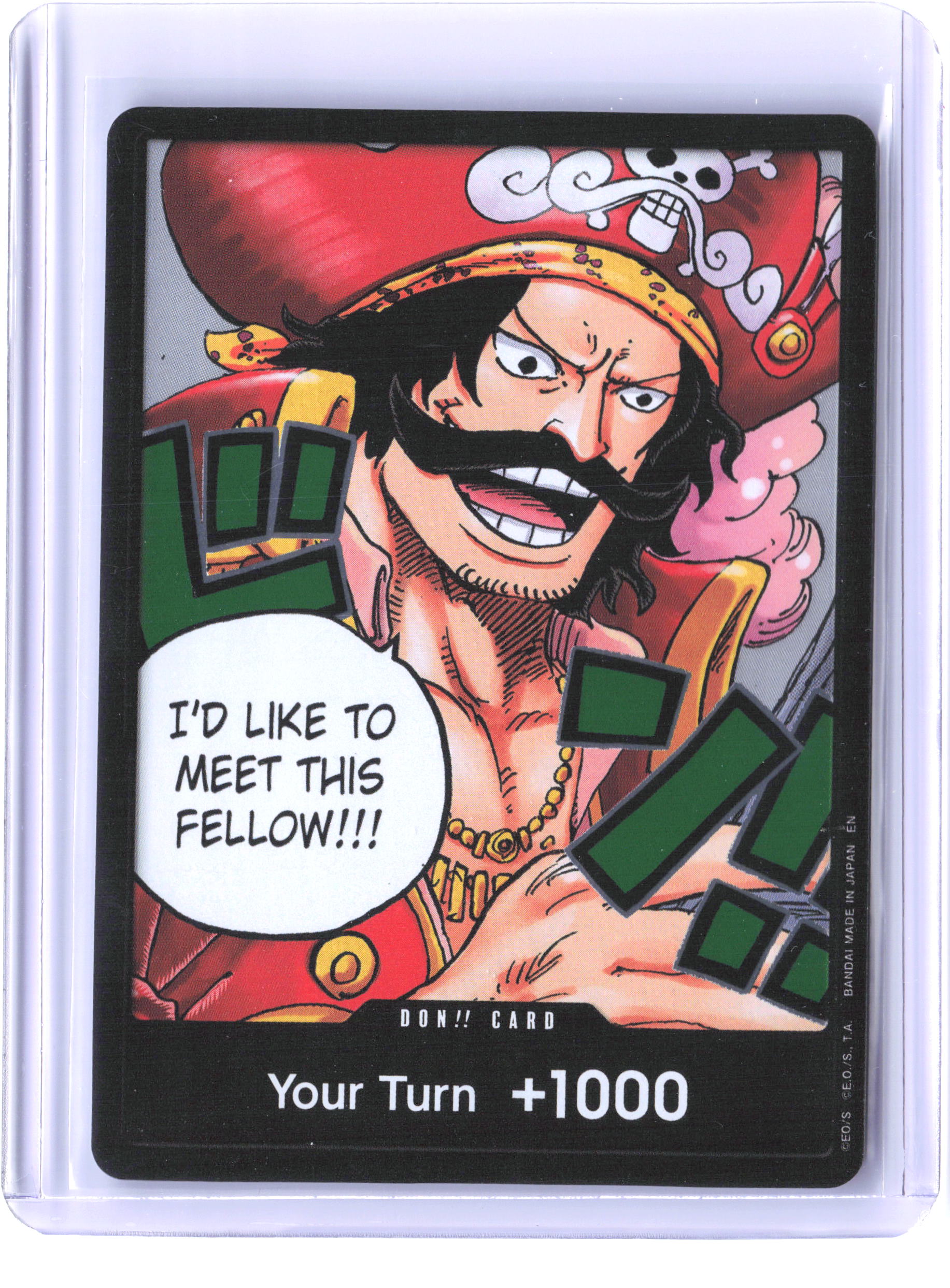 Carrying On His Will DON!! Card (Gol.D.Roger)