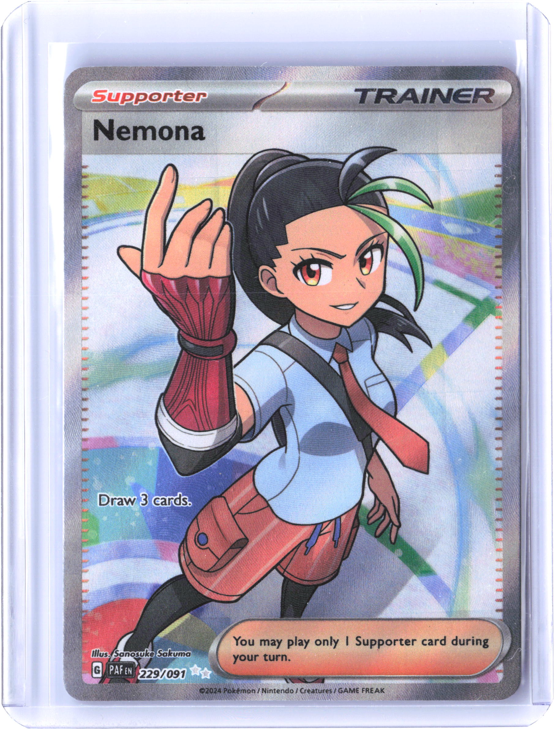SV: Paldean Fates #229/091 Nemona