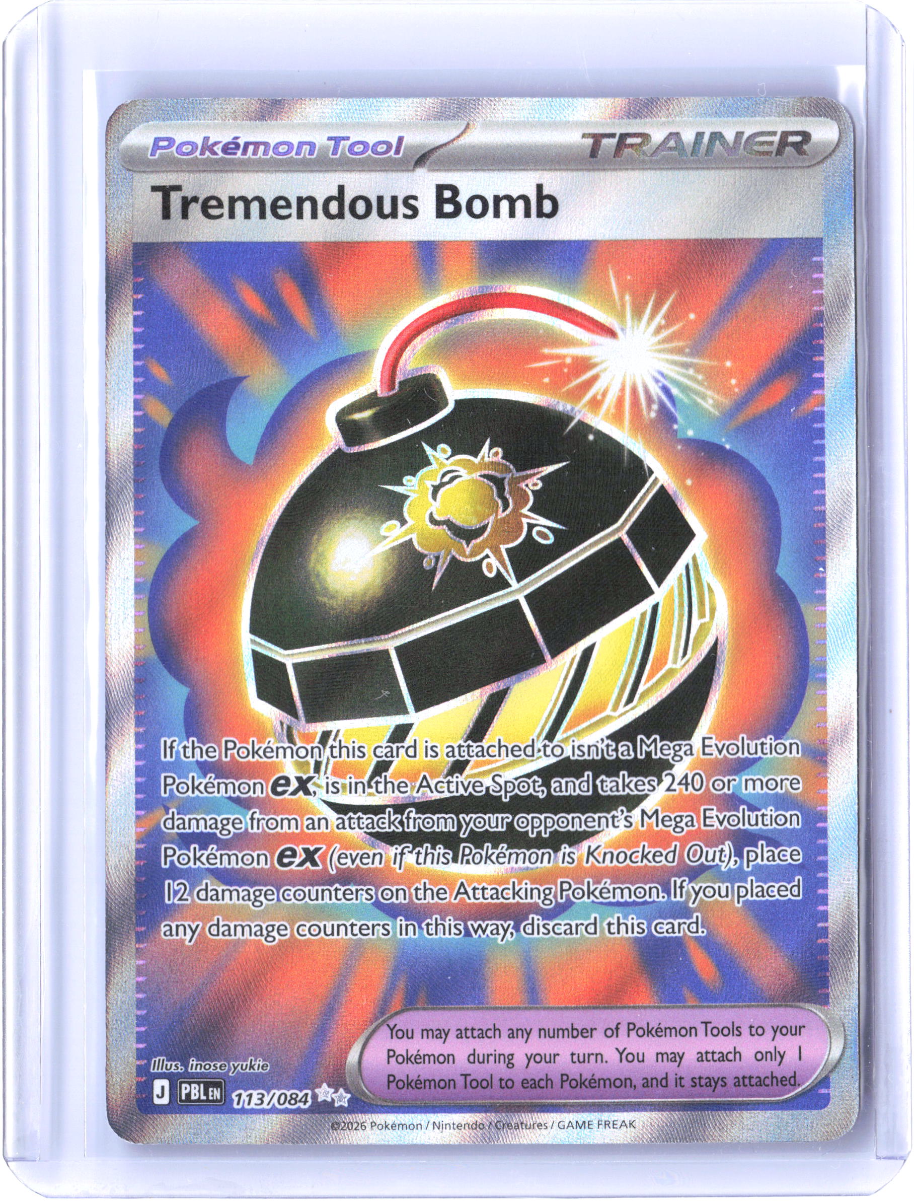 ME05: Pitch Black #113/084 Tremendous Bomb