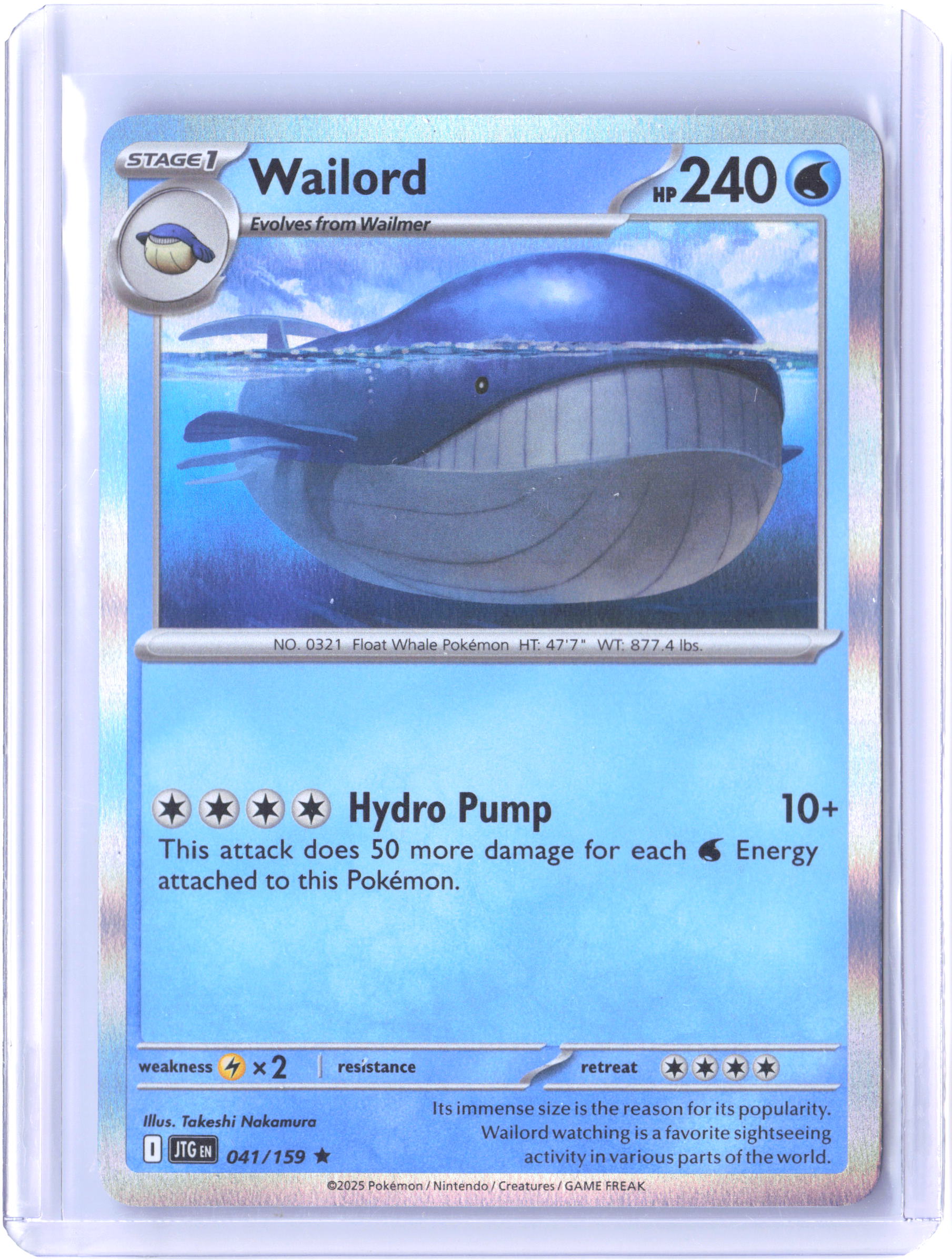 SV09: Journey Together #041/159 Wailord