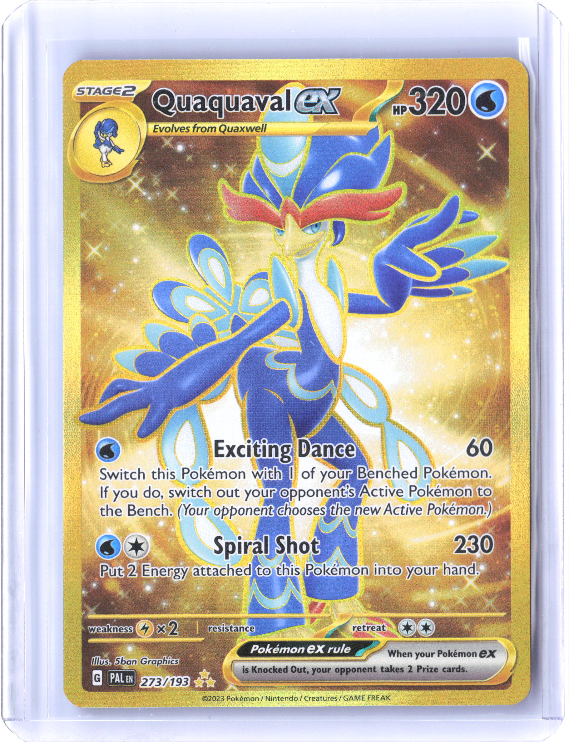 SV02: Paldea Evolved #273/193 Quaquaval ex