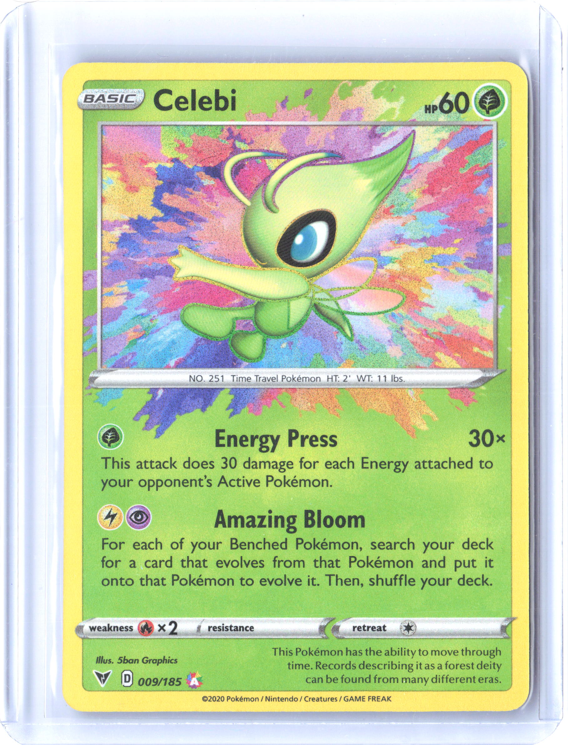 SWSH04: Vivid Voltage #009/185 Celebi