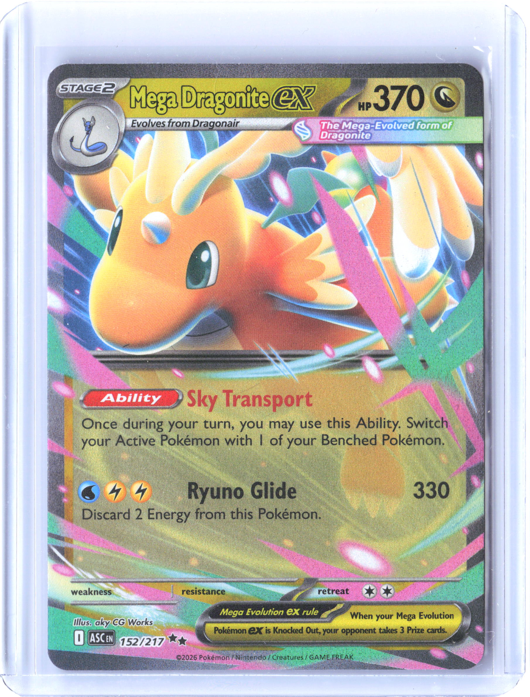 ME: Ascended Heroes #152/217 Mega Dragonite ex