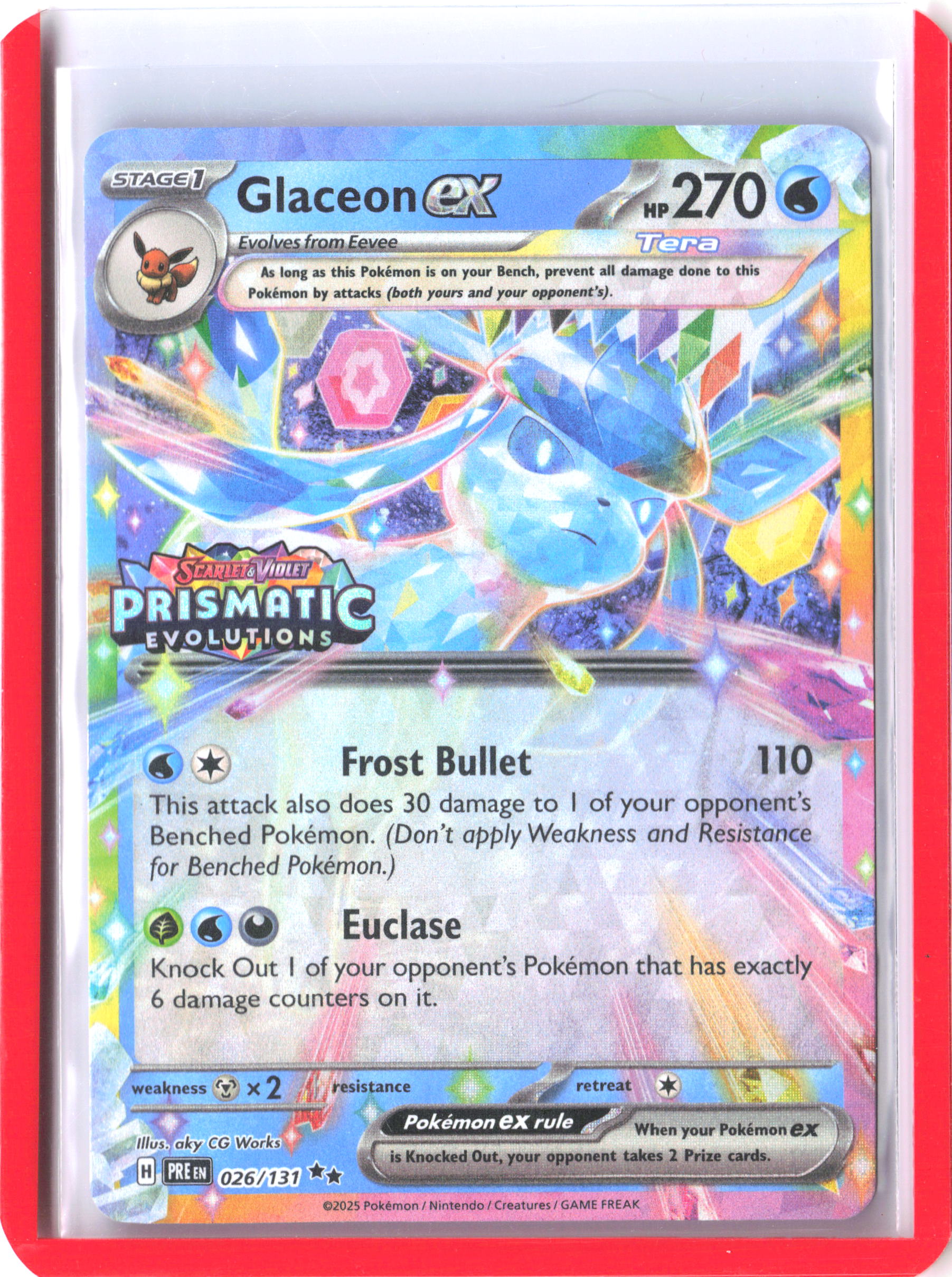 Miscellaneous Cards & Products #026/131 Glaceon ex