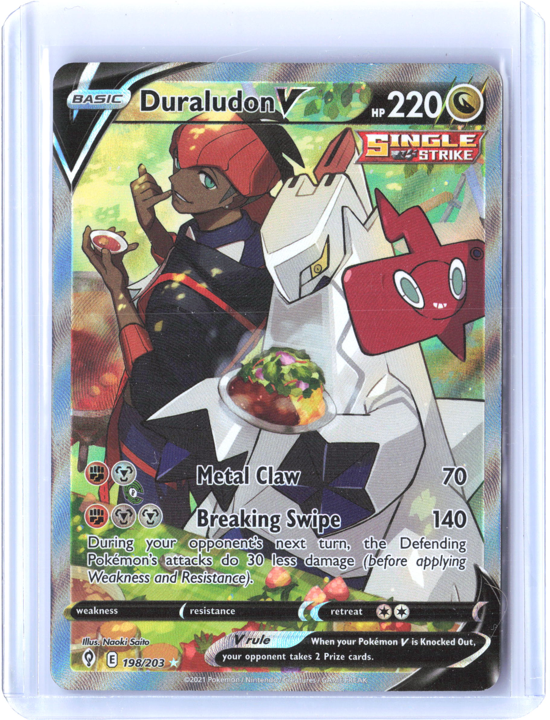 SWSH07: Evolving Skies #198/203 Duraludon V (Alternate Full Art)