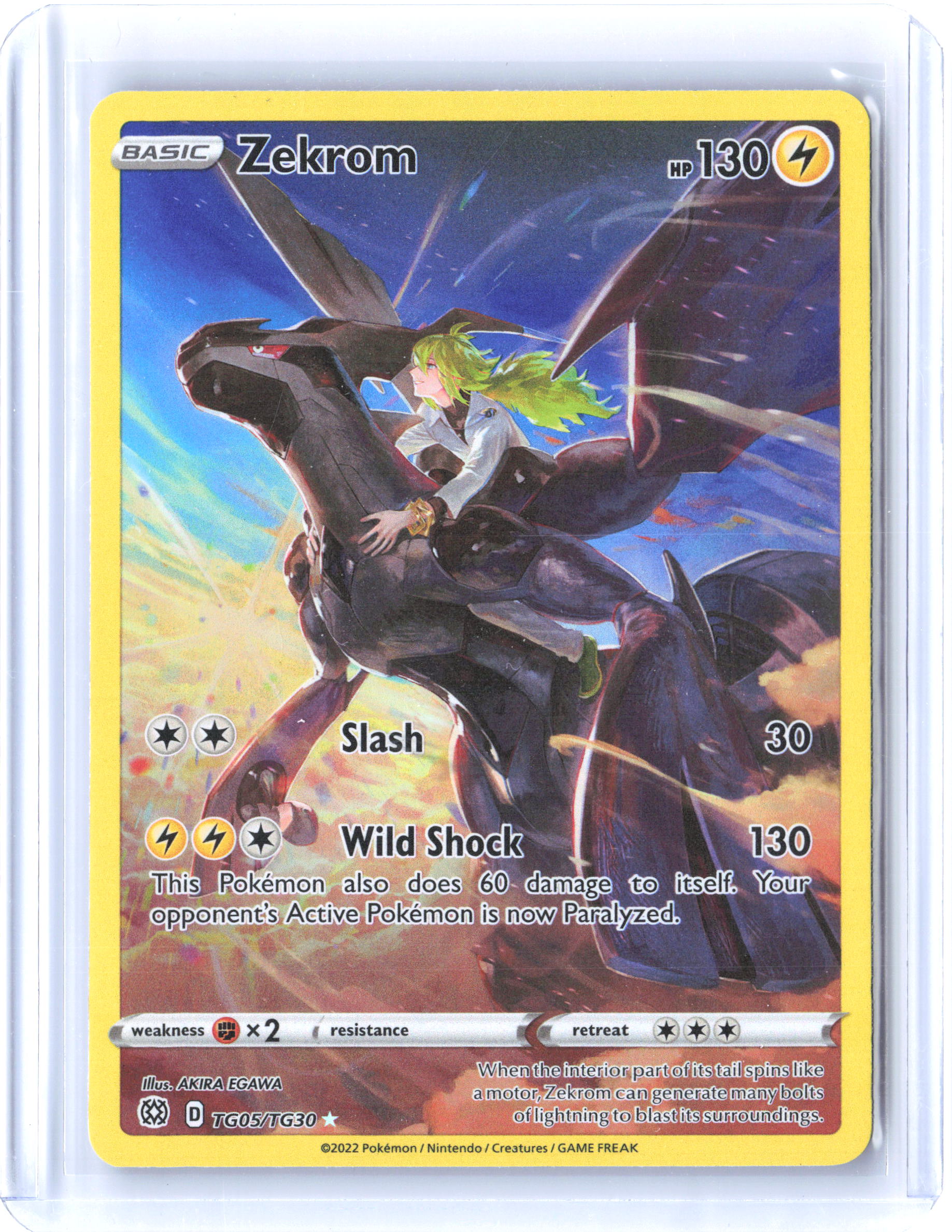 SWSH09: Brilliant Stars Trainer Gallery #TG05/TG30 Zekrom