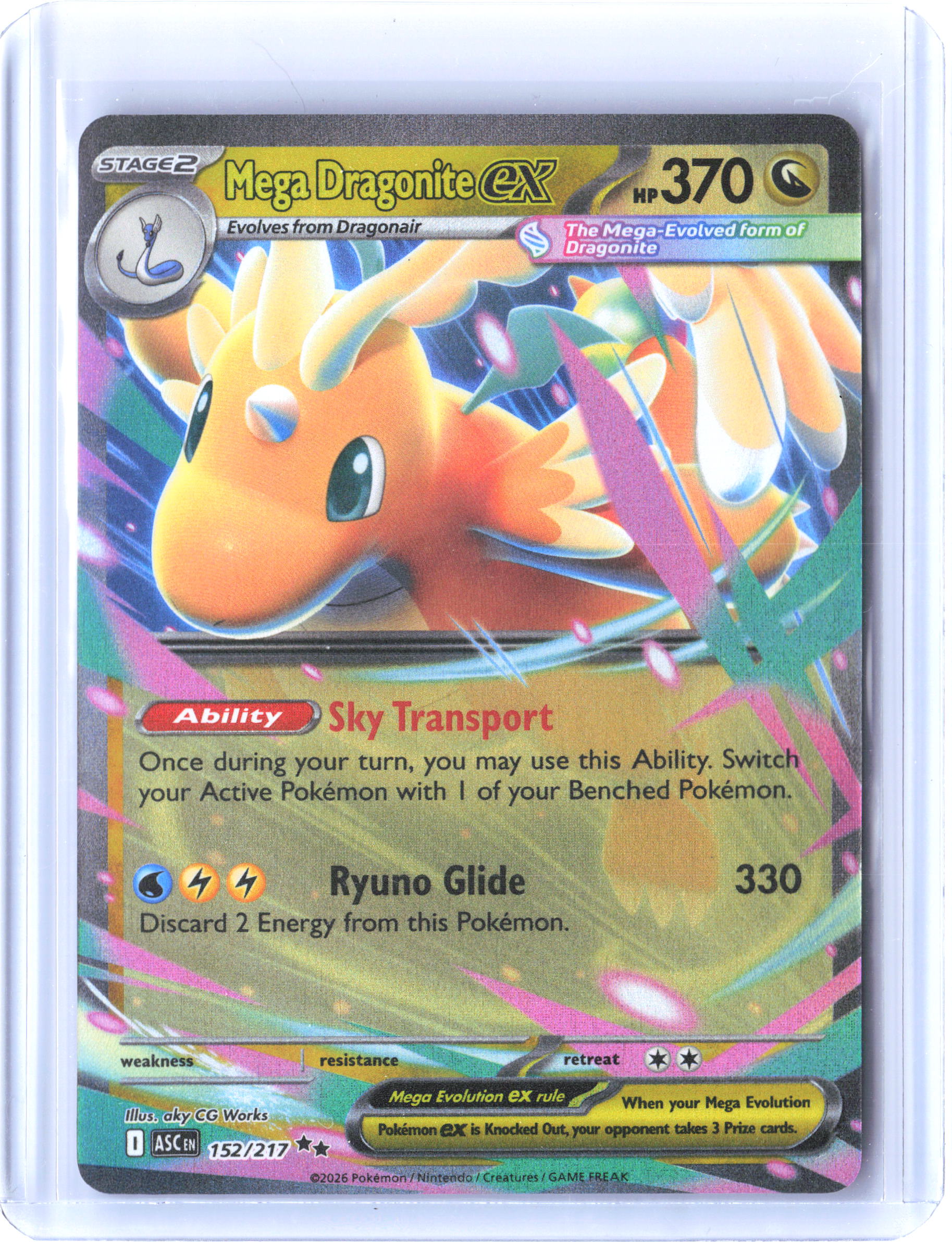 ME: Ascended Heroes #152/217 Mega Dragonite ex