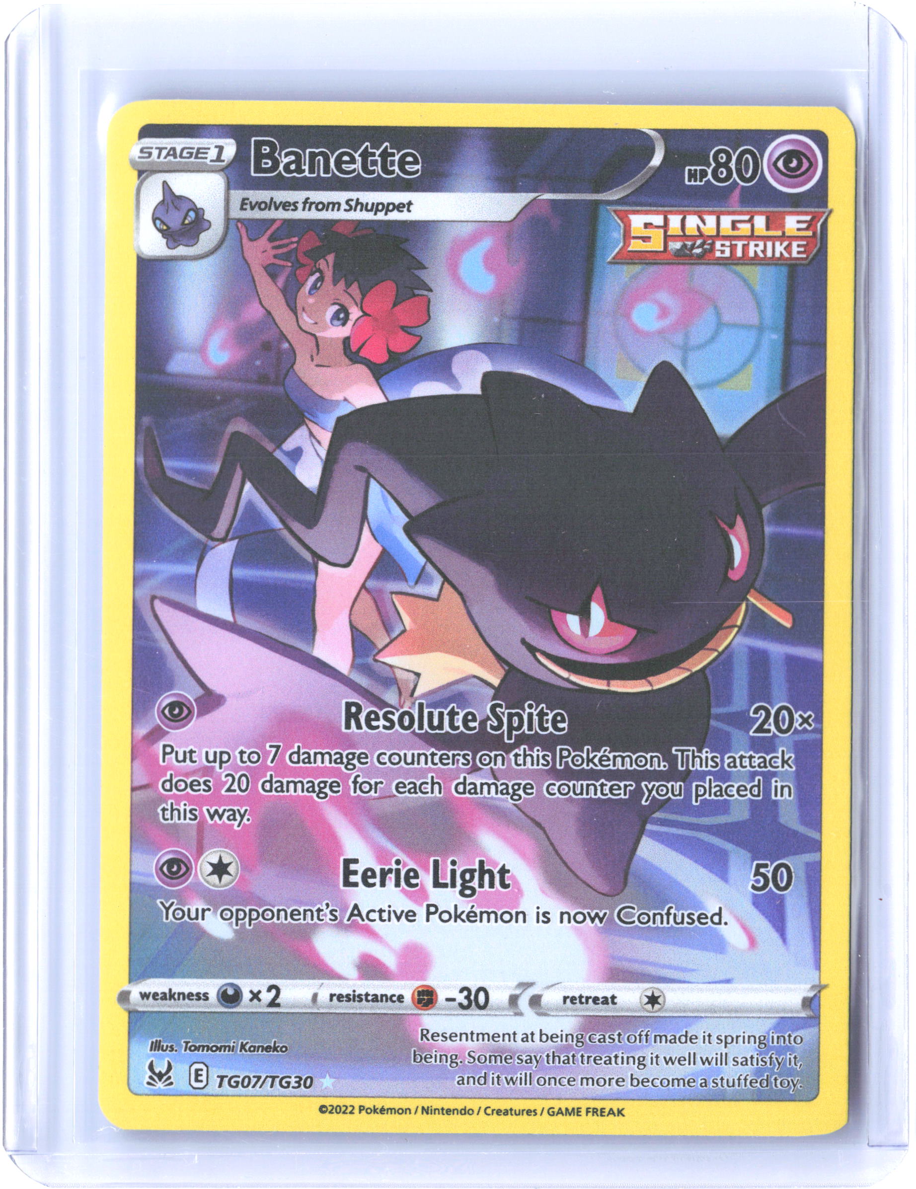 SWSH11: Lost Origin Trainer Gallery #TG07/TG30 Banette