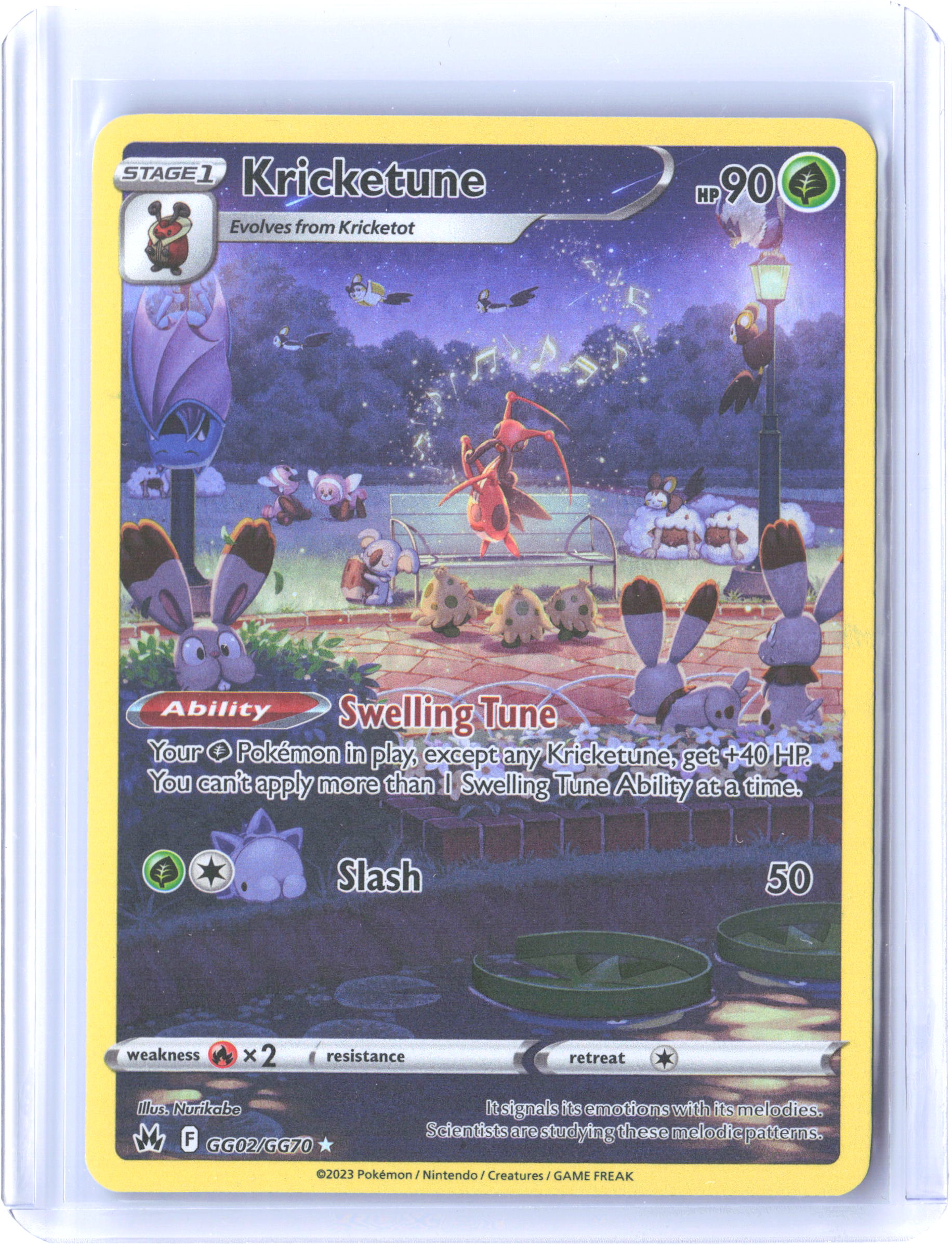 SWSH: Crown Zenith: Galarian Gallery #GG02/GG70 Kricketune