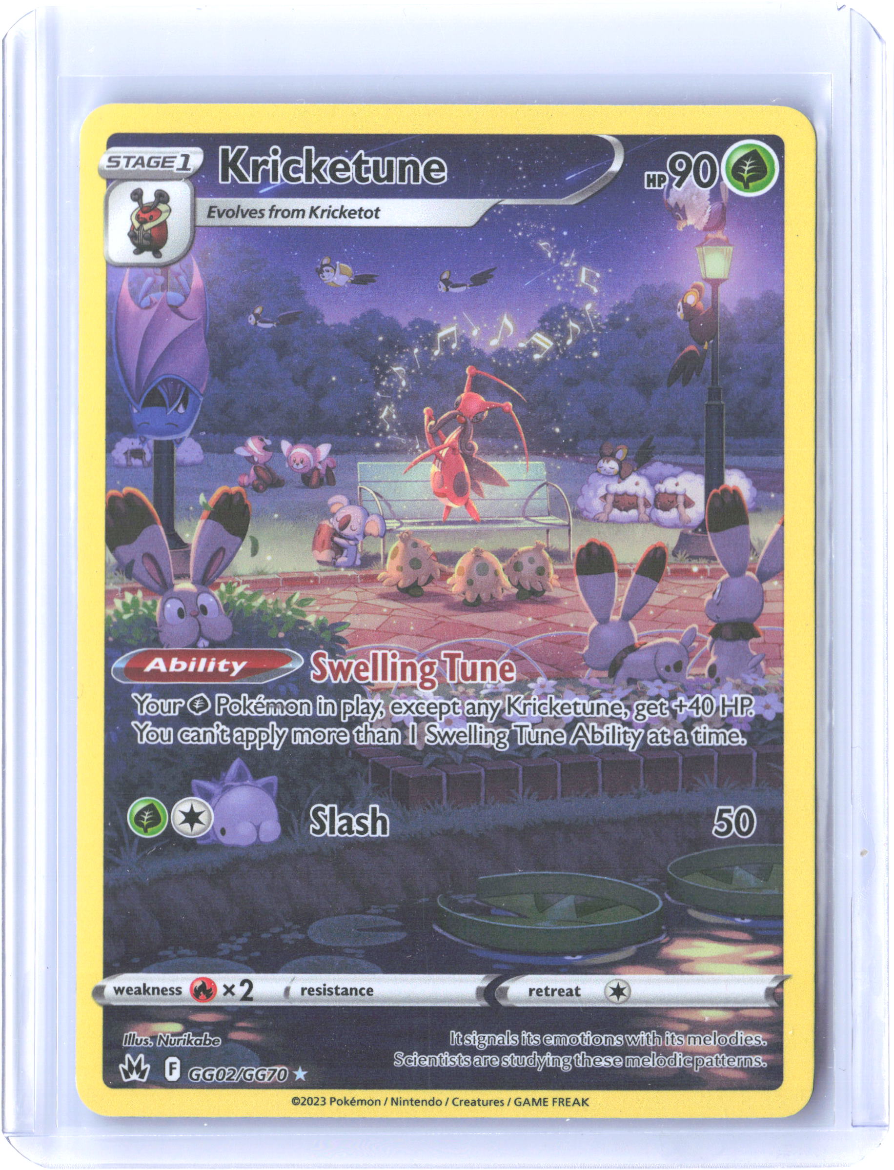 SWSH: Crown Zenith: Galarian Gallery #GG02/GG70 Kricketune