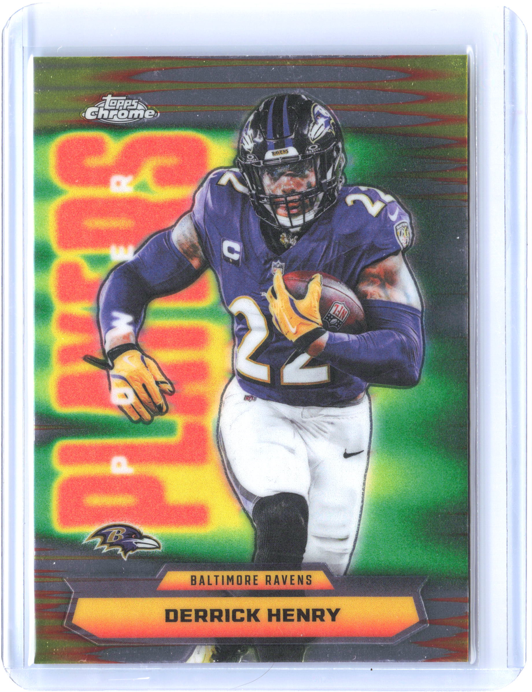 2025 Topps Chrome #PP-16 Derrick Henry Power Players Refractor
