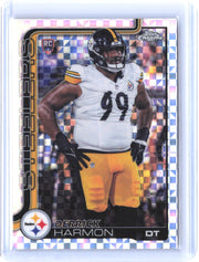 2025 Topps Chrome #361 Derrick Harmon Pulsar Refractor