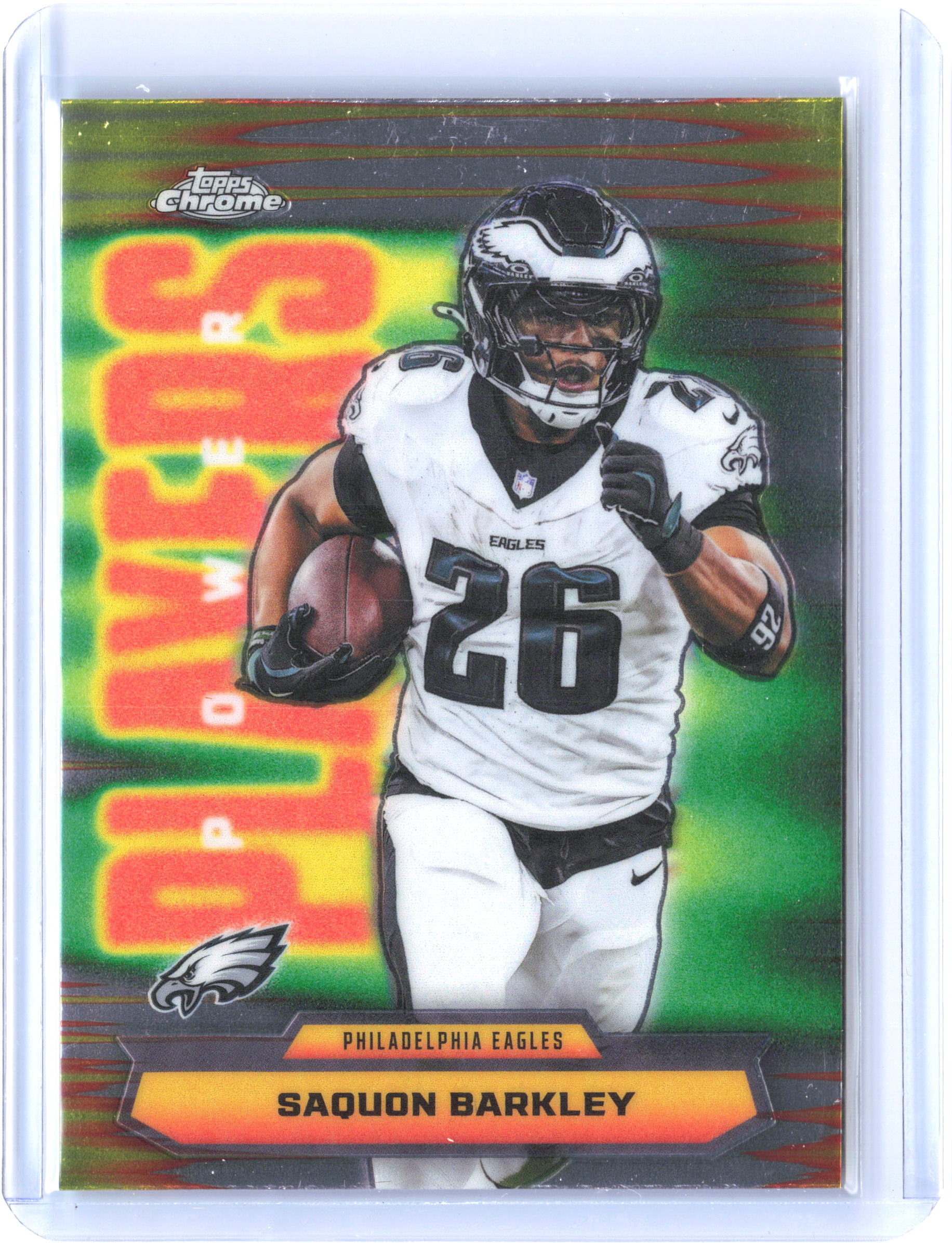 2025 Topps Chrome #PP-13 Saquon Barkley Power Players