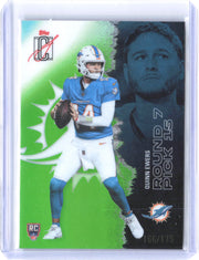 2025 Topps Signature Class #216 Quinn Ewers Lime Green #/175