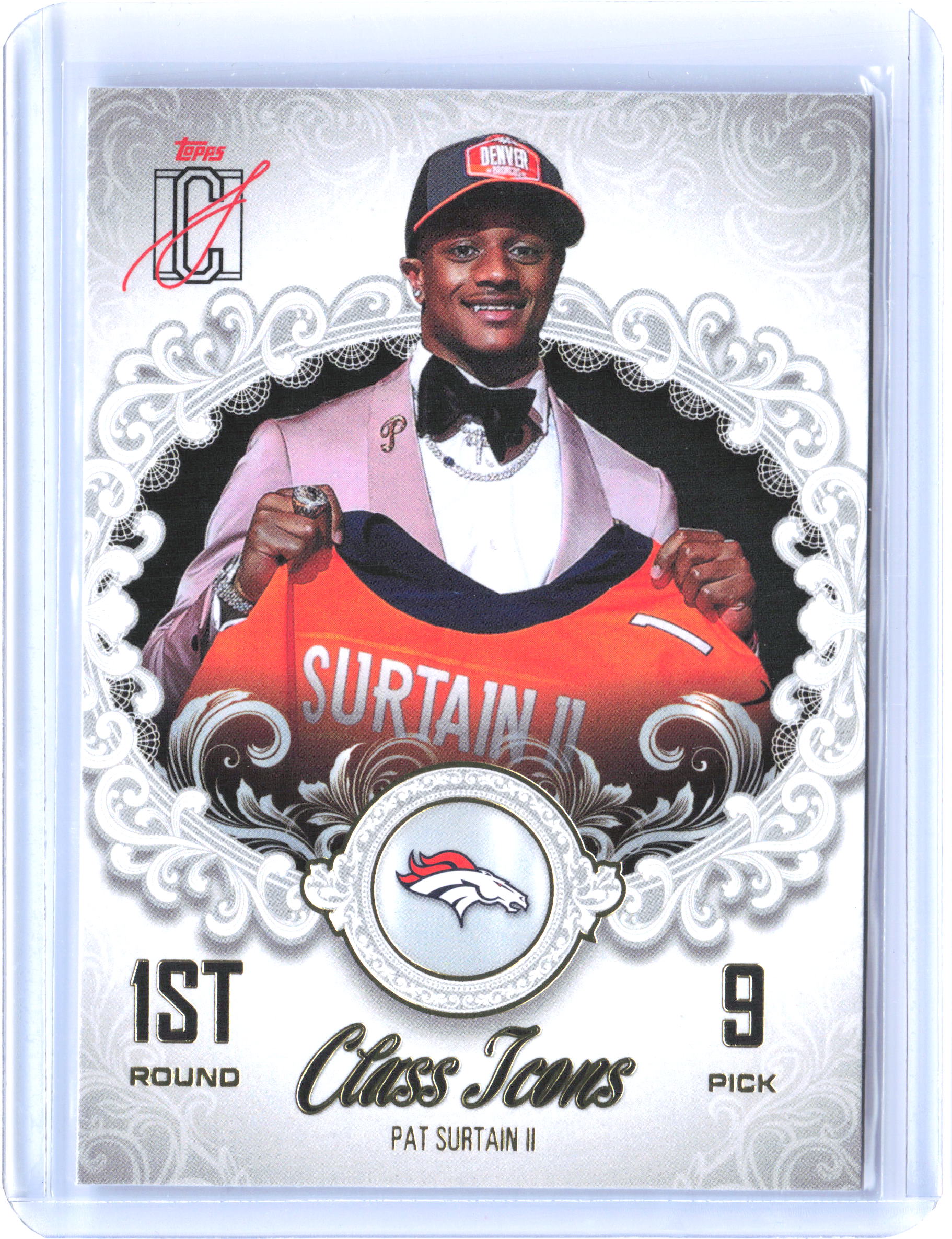 2025 Topps Signature Class #CI-5 Patrick Surtain II Class Icons