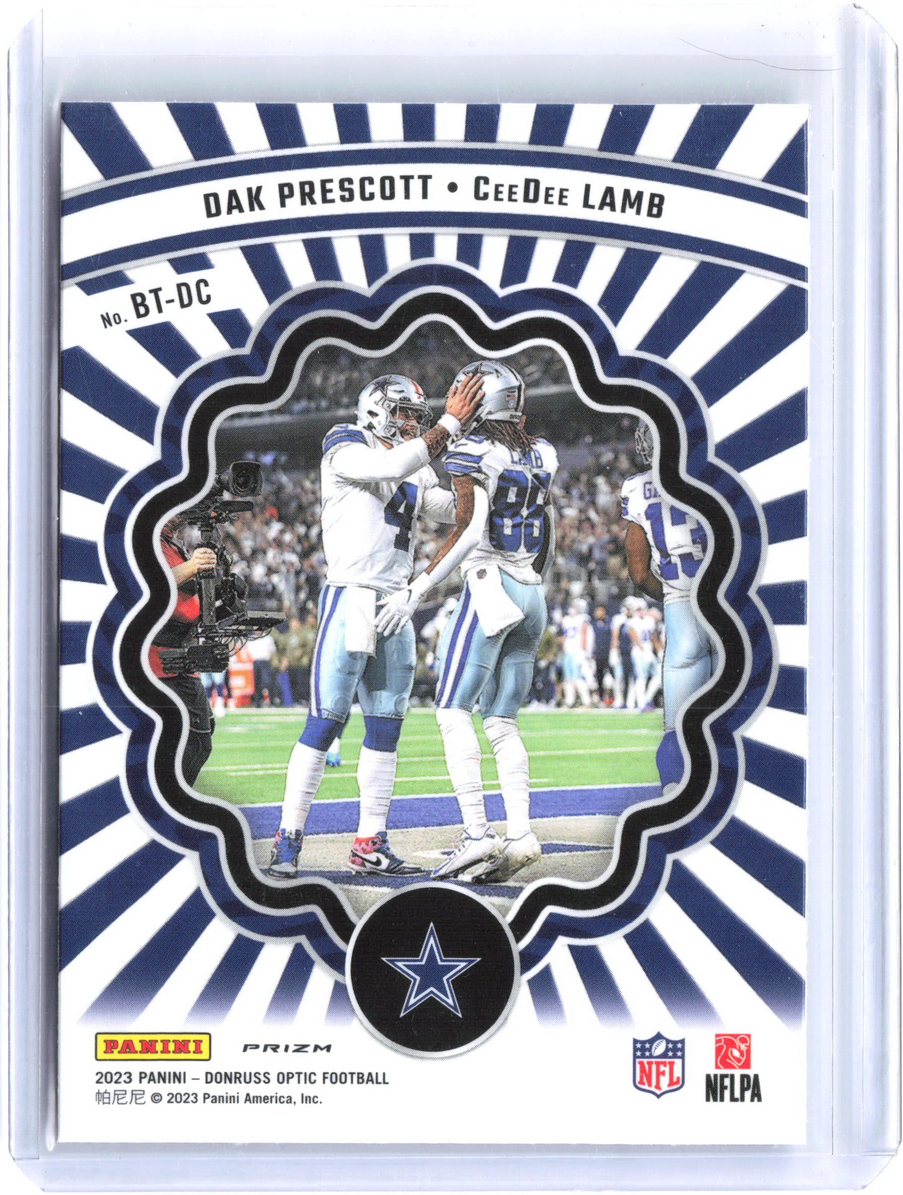 2023 Donruss Optic #BT-DC Dak Prescott / CeeDee Lamb Best Tuddys