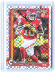 2025 Topps Chrome #149 Isiah Pacheco X-Fractor