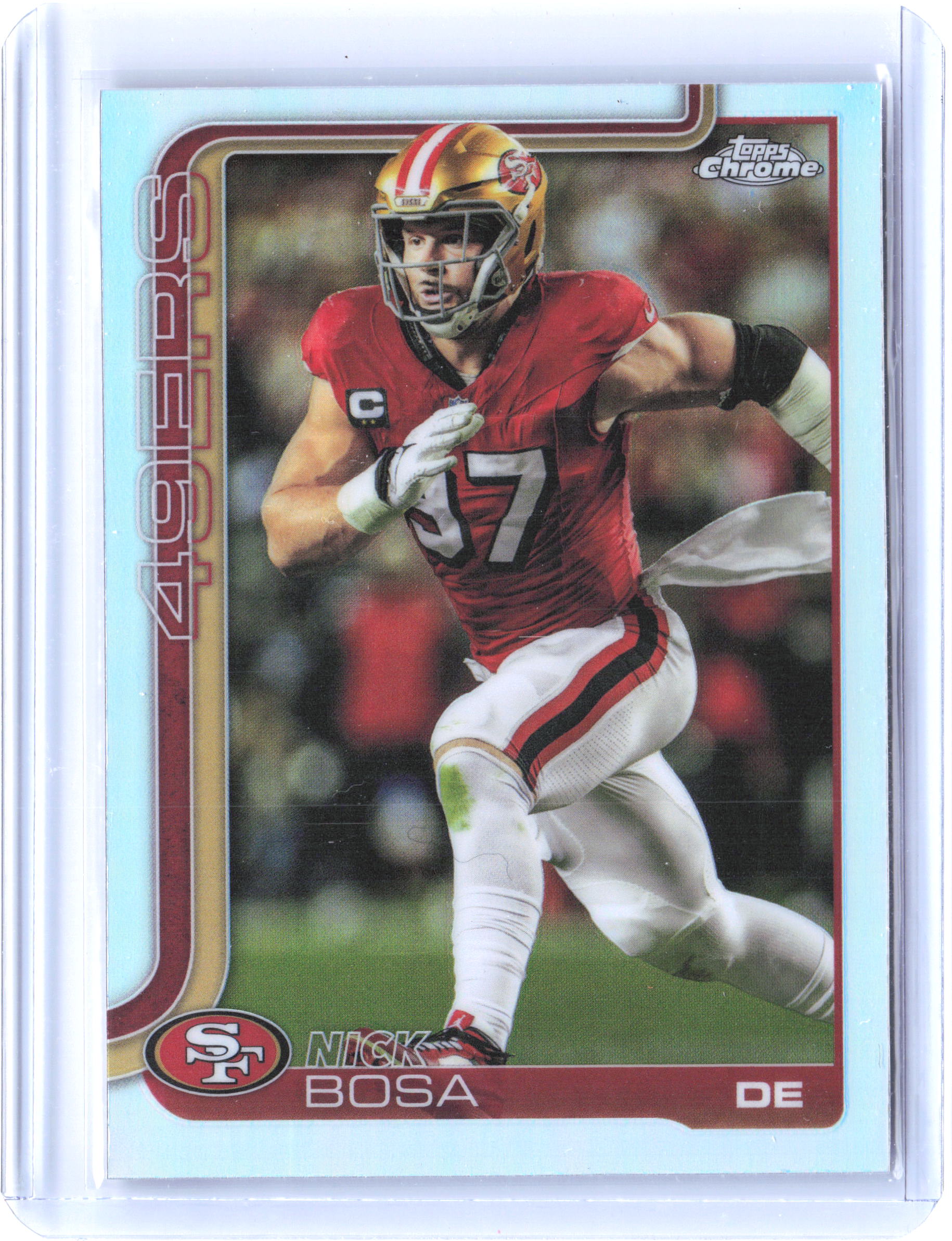 2025 Topps Chrome #264 Nick Bosa Refractor