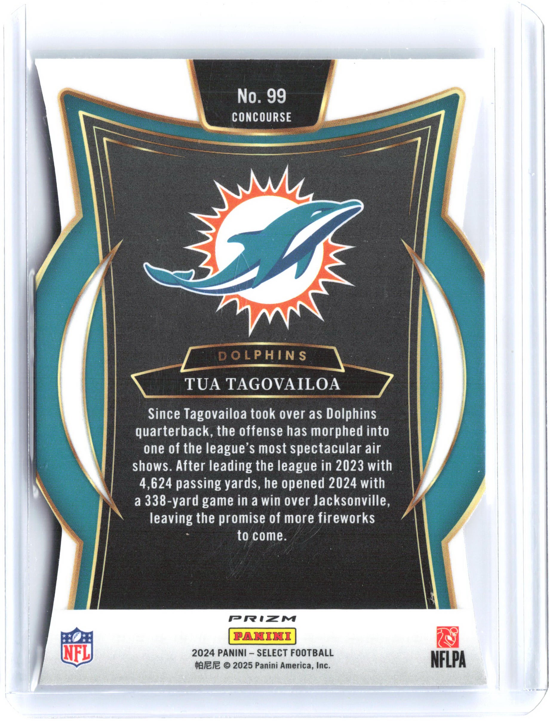 2024 Panini Select #99 Tua Tagovailoa